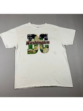 Vintage Washington DC Tourist Graphic T-Shirt Large
